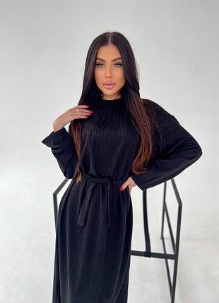 Платье с поясом 3