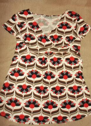 Блуза туника яркая вискоза  l-xl wallis