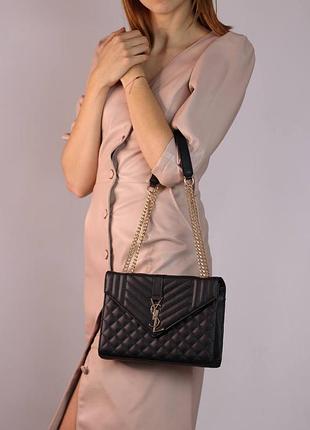 Ysl envelope mini black 7