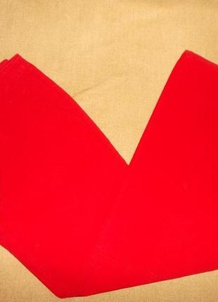 Штаны красные с карманами легкие хлопок лето р. 36 - m - esprit5 фото