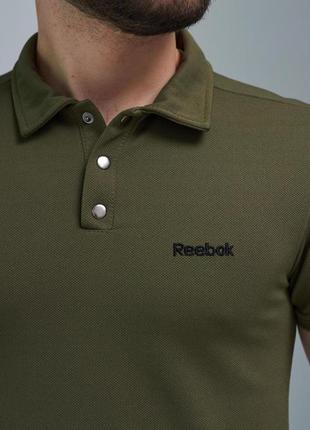 Футболка polo reebok хаки6 фото