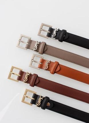 Ремінь пояс жіночий шкіряний в стилі ysl / ремень пояс женский кожаный в стиле ysl ✨