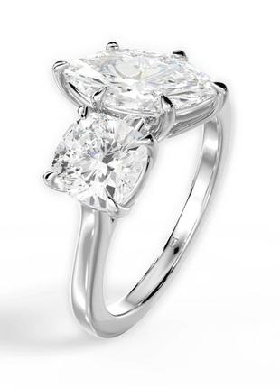 Женское золотое кольцо с бриллиантами 1,50 карат. золото 585/750. лабораторный бриллиант cvd