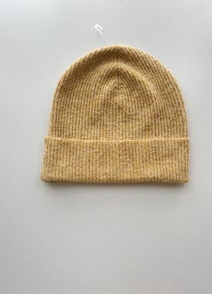 Шапка женская vero moda one size горчичная