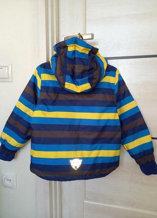 Мембранная термо-куртка курточка зимняя демисезонная весенняя lupilu для мальчика 3-4 года 98-1046 фото