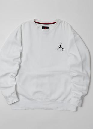 Nike air jordan jumpman air fleece crewneck (ct3455-100) чоловічий світшот