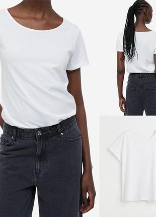 Футболки для девушек - юниоров белые от h&m размер xs, s, m