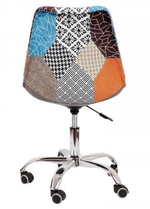 Офисное кресло астер мягкое разноцветная ткань2 фото
