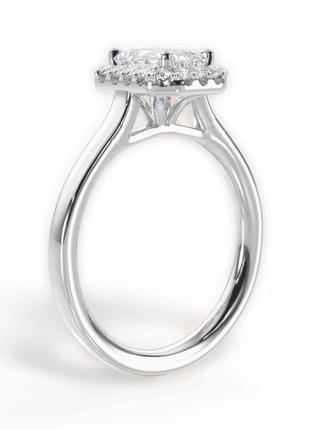 Женское золотое кольцо с бриллиантом 1,00 карат изумруд. для предложения/помолвки. новое3 фото