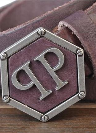 Мужские ремни pp натур.кожа