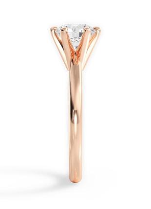 Женское золотое кольцо с бриллиантами 1,00 карат. золото 585/750. лабораторный бриллиант cvd2 фото