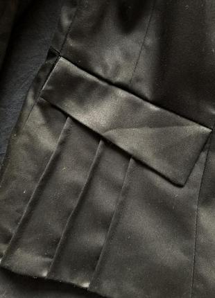 Чёрный пиджак классический приталенный  h&m8 фото
