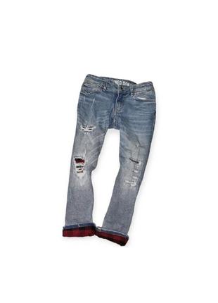 Denim крутые утеплённые джинсы 6-7 лет по бирке
