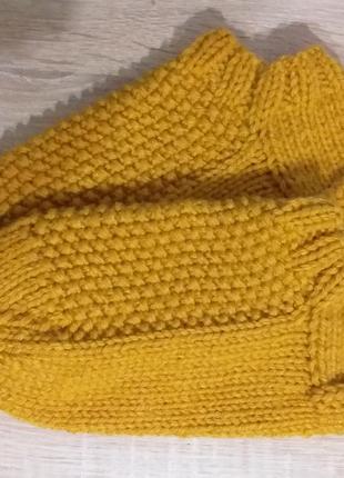 Тапочки вязаные с шерстью 41-42 р