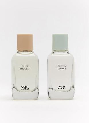Набор парфюма zara nude bouquet 100 ml + zara lightly bloom 100 ml новые упакованные2 фото