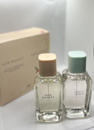 Набор парфюма zara nude bouquet 100 ml + zara lightly bloom 100 ml новые упакованные1 фото