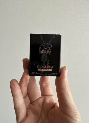 Миниатюра парфюм ysl black opium 7.5 ml