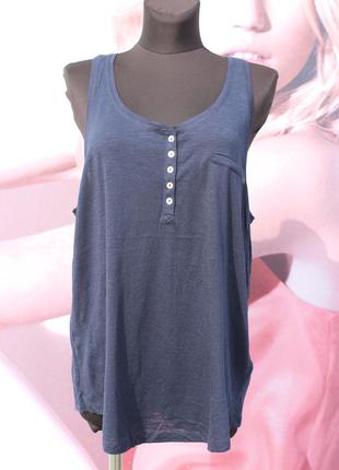 Синяя майка h&m