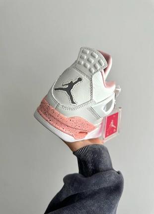 Кроссовки nike air jordan 4 retro “pink areo” premium3 фото