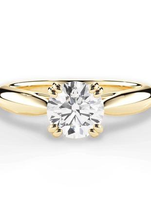 Женское золотое кольцо с бриллиантом 1,00 карат. для предложения/помолвки. новое1 фото