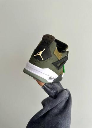 Кроссовки nike air jordan 4 retro “craft olive” premium3 фото