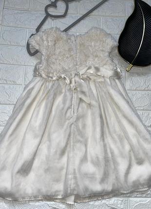 Нарядное нарядное бальное пышное праздничное платье на девочку 4-5 лет9 фото