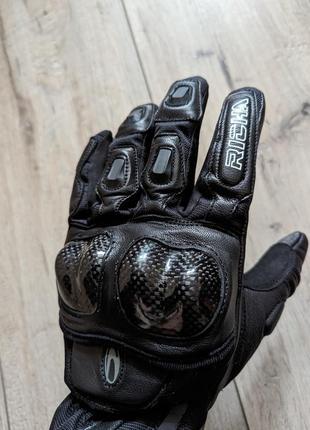 Мотоциклетные перчатки кожаные richa nv racing warrior  размер xl1 фото