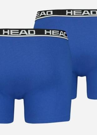 Труси-боксери head basic boxer 2p blue/black (xl)2 фото