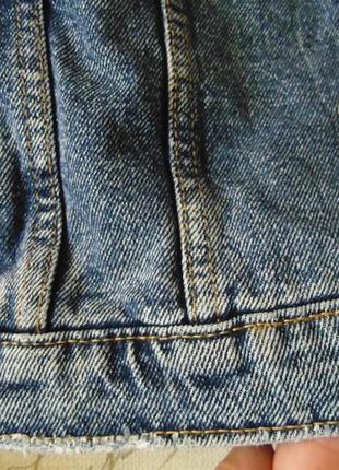 Крутецкая джинсовая куртка на шерпа флисе zara5 фото