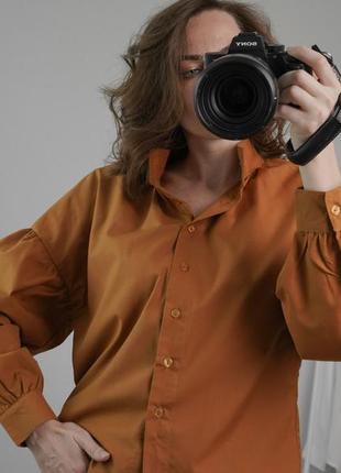 Рубашка, блузка, блуза с обьемными рукавами в стиле zara2 фото