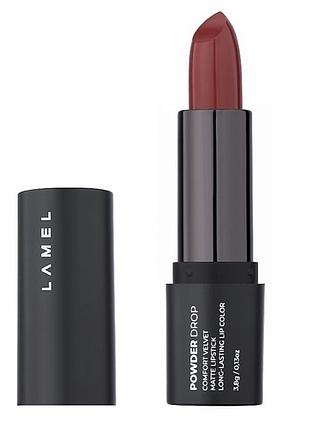 Матова помада для губ lamel powder drop matte