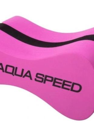 Дошка для плавання aqua speed wave pullbuoy 9832 рожевий уні osfm