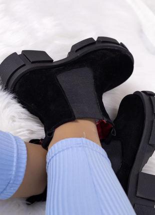 Женские зимние ботинки челси6 фото