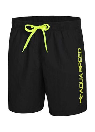 Шорти для плавання aqua speed owen 9669 чорний чол l (waist 86-94 cm)