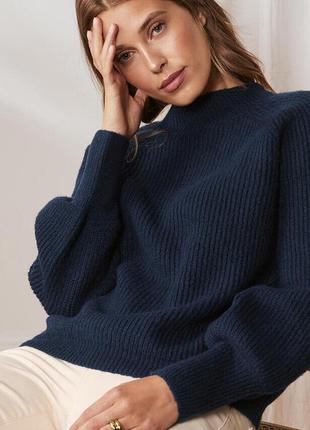Качественный теплый женский свитер объемной вязки от tcm tchibo (чибо), нитевичка, xs-s