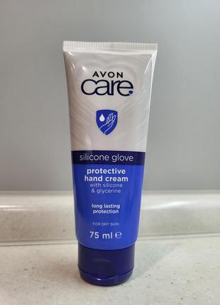 Крем для рук "силиконовые перчатки", hand cream avon care1 фото