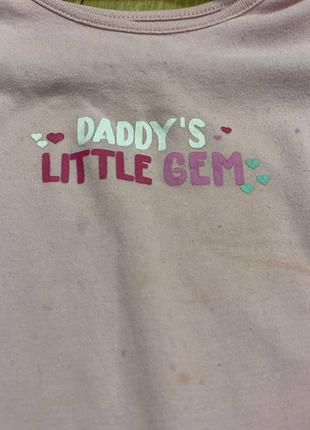 Бодик daddy's little gem 92-98 размер 2870 2