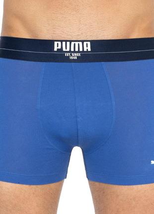 Труси-боксери puma statement boxer 2p синій, сірий чол m4 фото