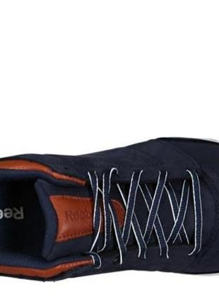 Темно-синий осенние кроссовки reebok elite stride gtx iv navy blue3 фото