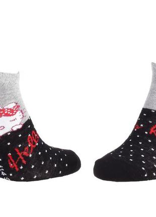 Шкарпетки hello kitty tete hk + pois сірий жін 35 - 41, арт.13890712-7