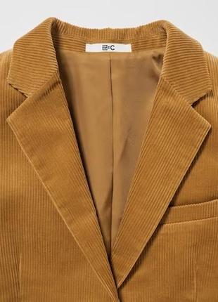 Пиджак жакет вельветовый uniqlo jacket corduroy4 фото