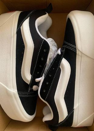 Кеды на платформе vans VN0A5HZZ6K6 knu stacked black/true Triple vn000cp66bt1