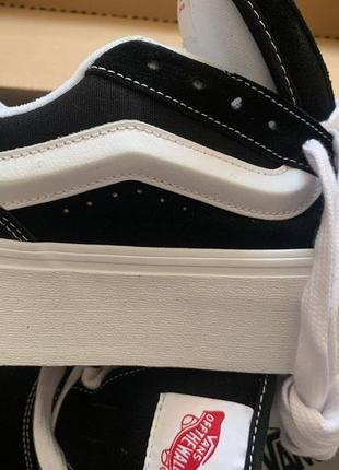 Кеды на платформе vans knu stacked black/true white vn000cp66bt15 фото