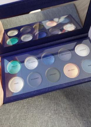 Палетка тіней для повік revolution pro color focus shadow palette, smoke and mirrors, 15 г