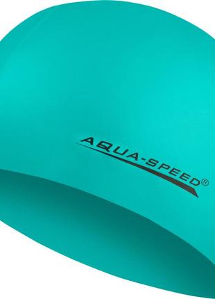 Шапка для плавання aqua speed ​​mega 100-12 зелений уні osfm