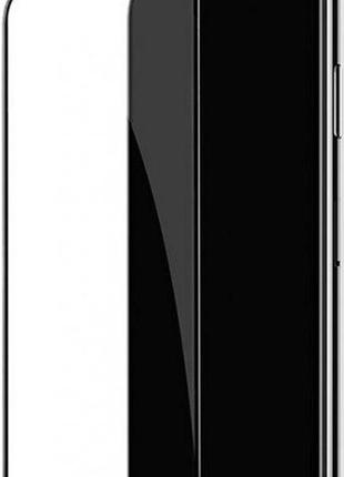 Закаленное стекло на  iphone 11 pro max / полное покритие /  черная рамка
