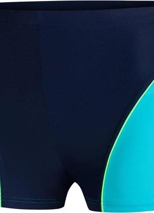 Плавки-боксери для хлопців aqua speed leo 7424 темно-синій, блакитний дит 134см