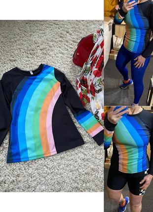 Шикарный яркий спортивный лонгслив ,movement,p.s-m