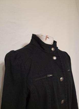 Джинсовый пиджак в готическом стиле готика панк аниме4 фото