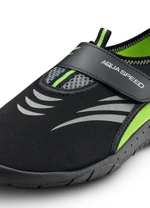 Аквашузи aqua speed ​​aqua shoe model 27a 7598 чорний, сірий, флуор уні 383 фото